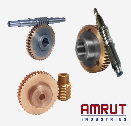 Worm Gear - Worm Gear Shaft - Pinion Gear Shaft 